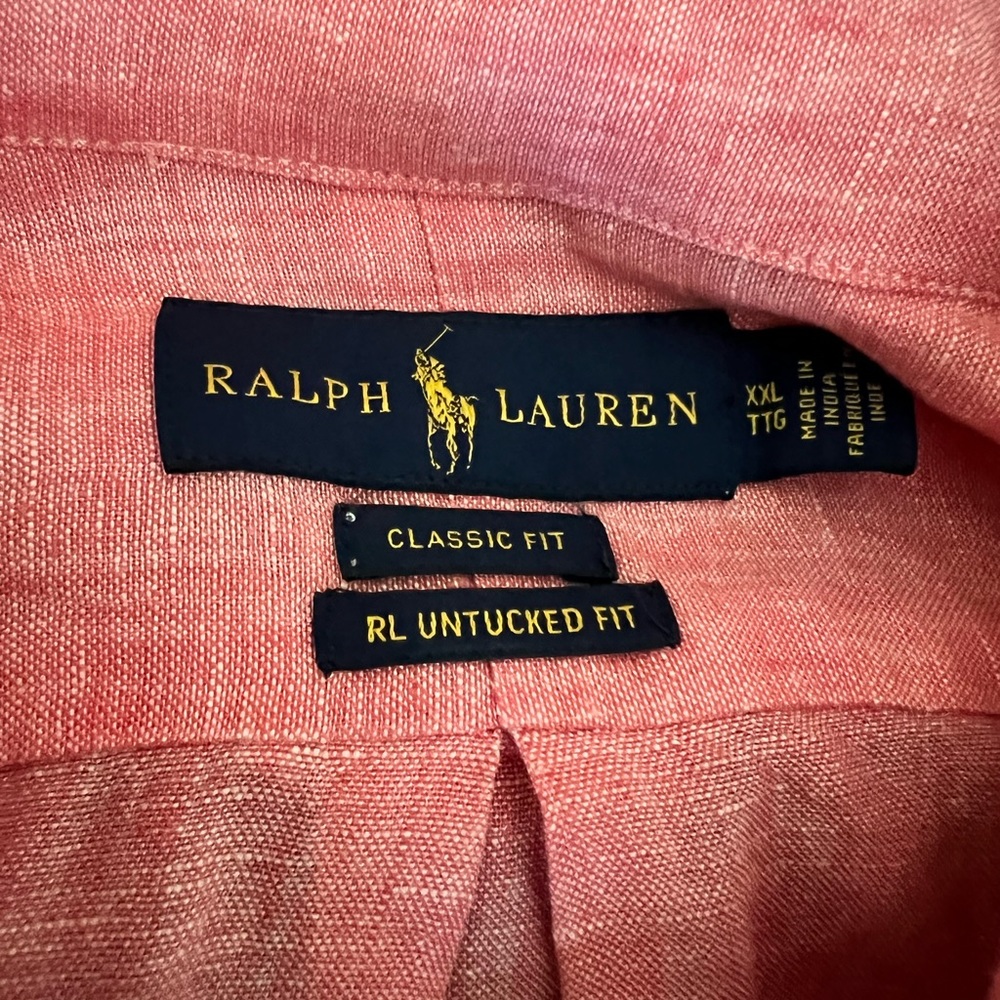 Polo long sleeve linen shirt